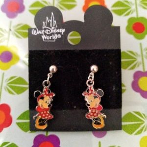 Minnie Mouse Front/Back Earrings